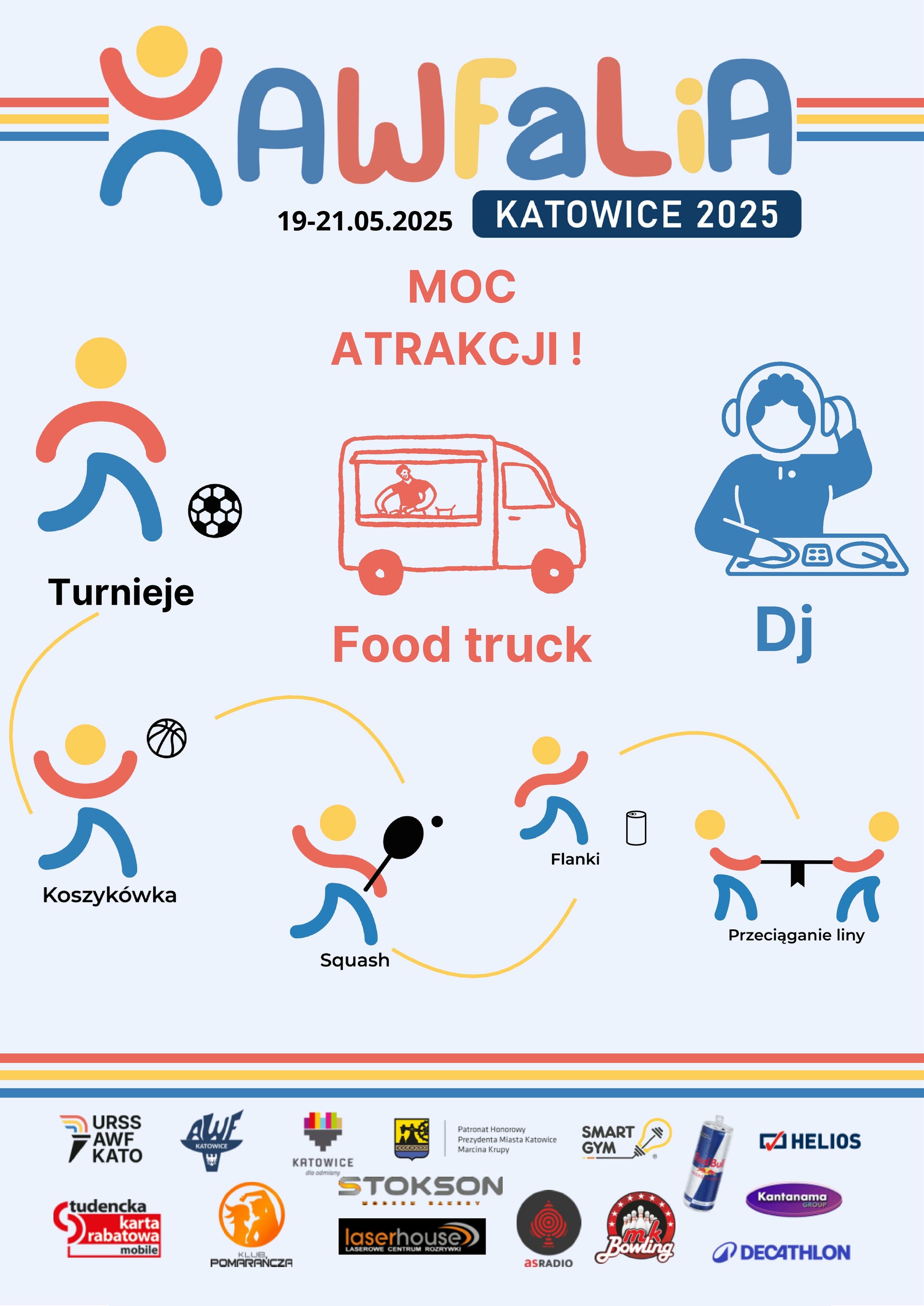 plakat zapowiadający AWFalia 2025