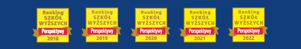 Zdjęcie przedstawia złote nagrody "Perspektywy" od 2018-2022