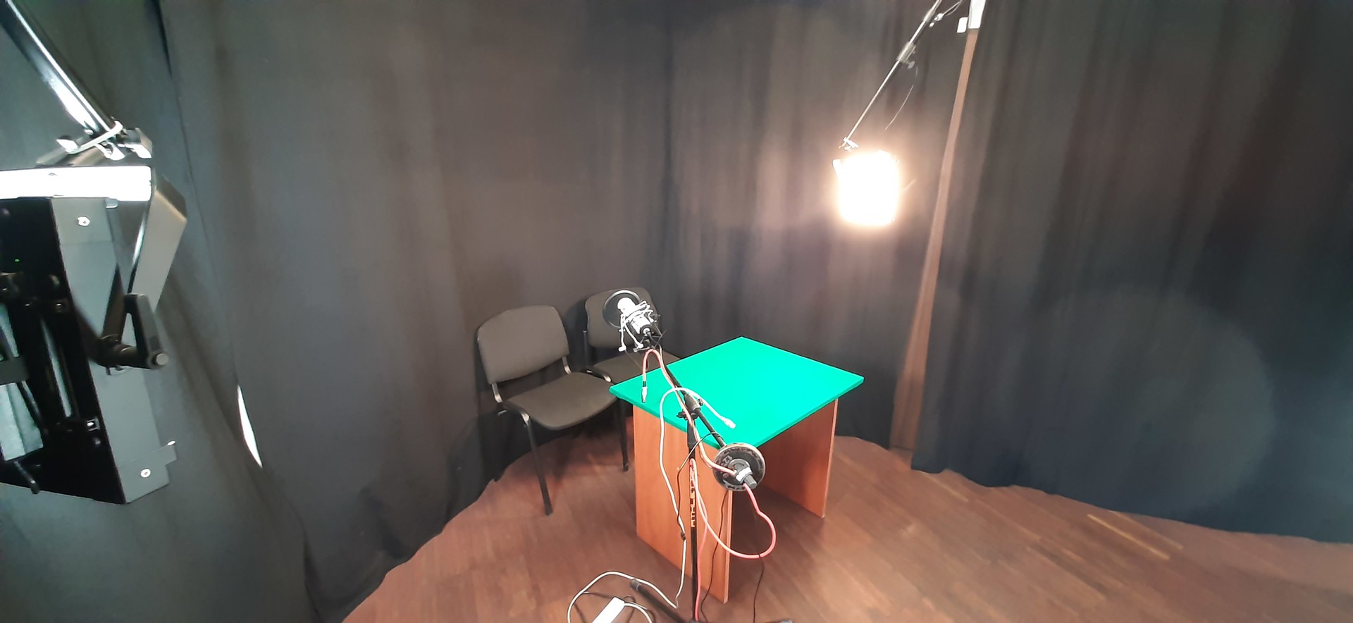 Widok studia AV CZN AWF Katowice