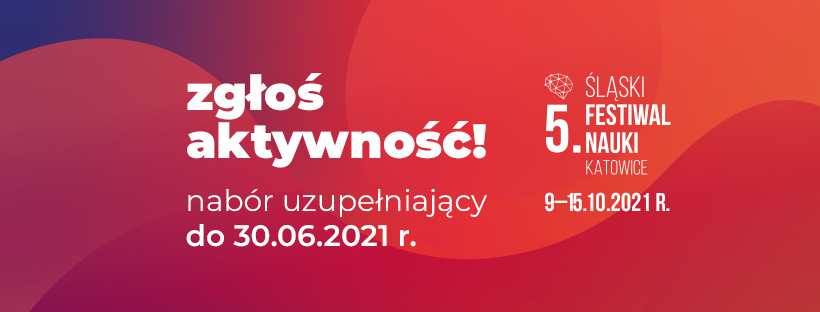 Plakat V Śląskiego Festiwalu Nauki 
