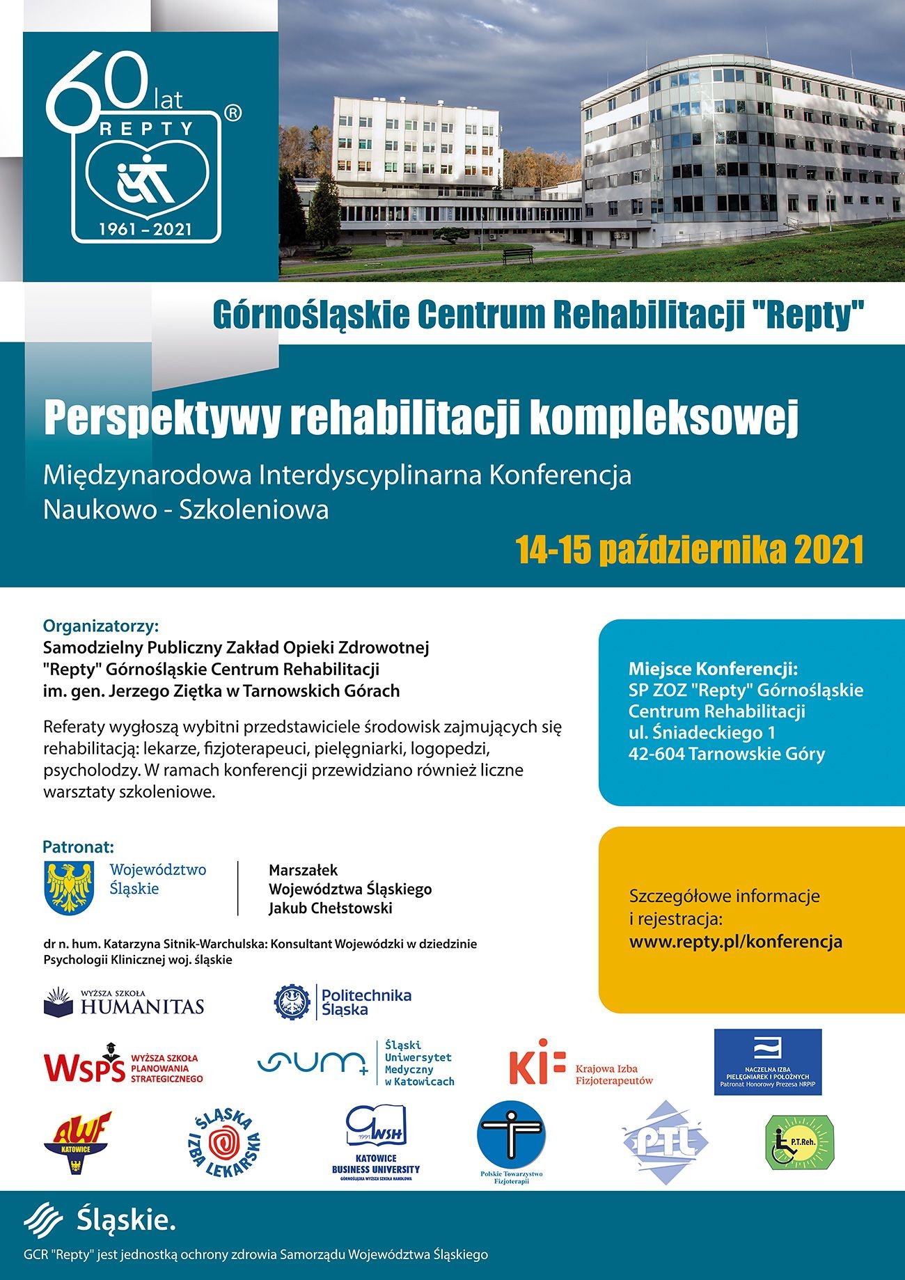 Plakat Perspektywy rehabilitacji kompleksowej