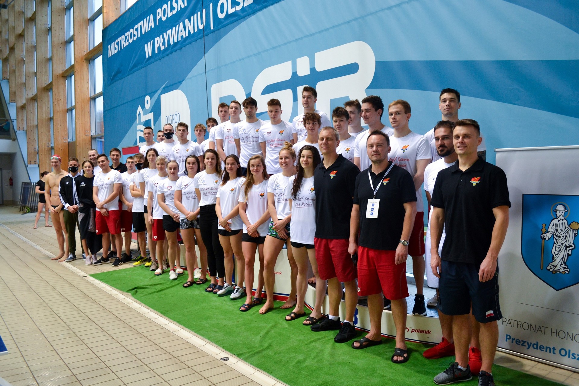 Zdjęcie zawodników drużyny AZS AWF Katowice