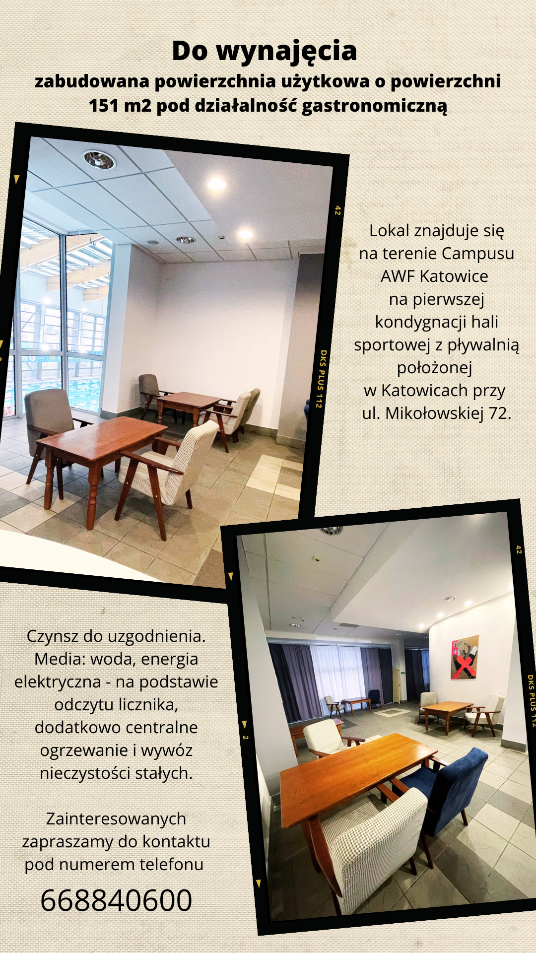 Oferta wynajęcia lokalu