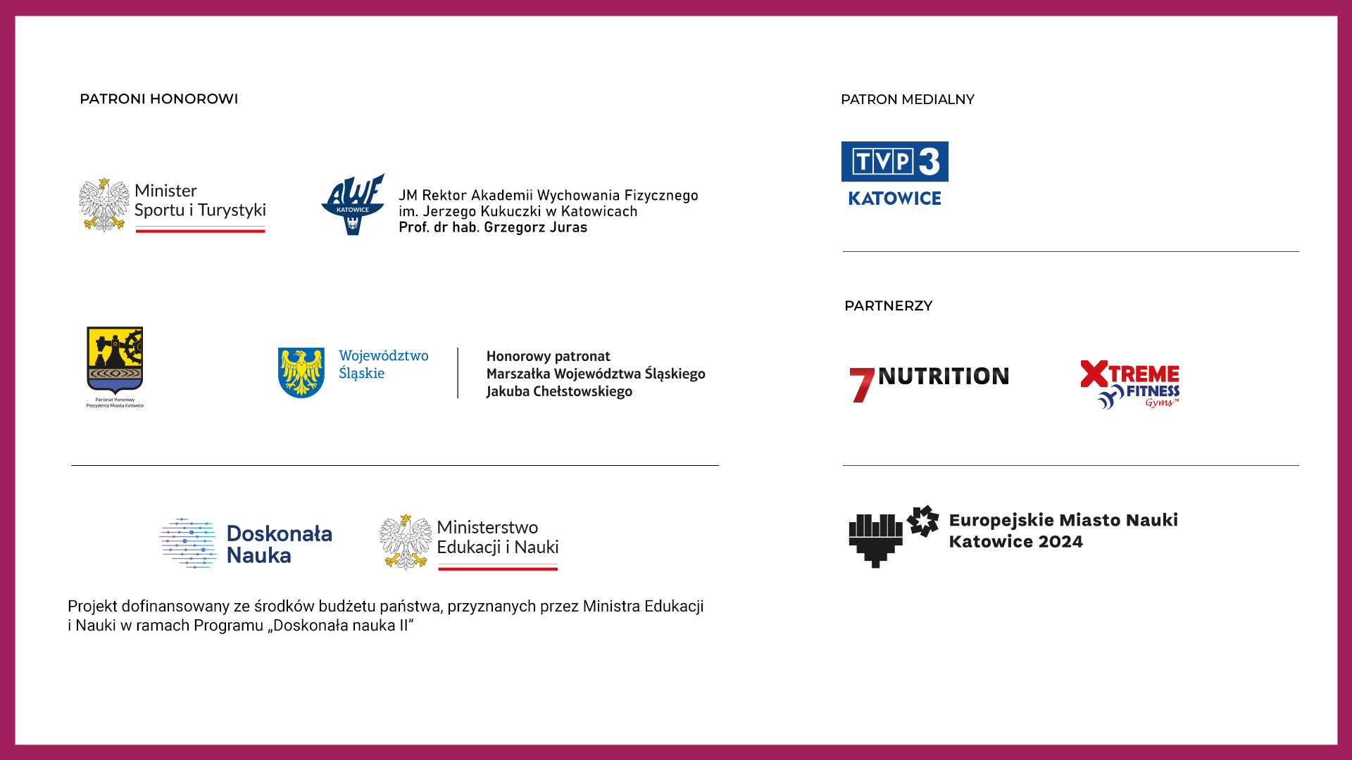 Sponsorzy i partnerzy konferencji