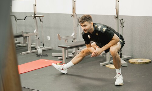 zawodnik BBTS w trakcie ćwiczeń