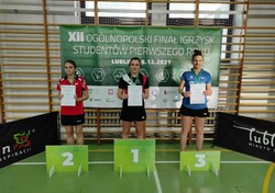 Sukcesy naszych tenisistek stołowych