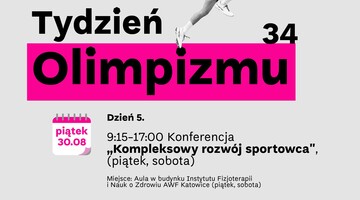 Tydzień Olimpizmu grafiki zapowiadające