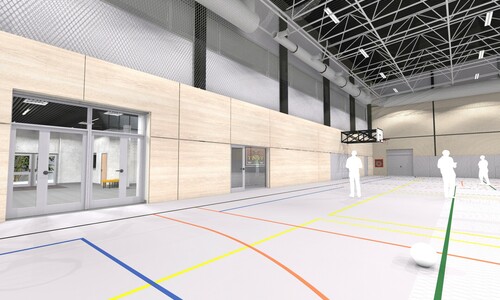 Galeria wizualizacja hala mikołowska