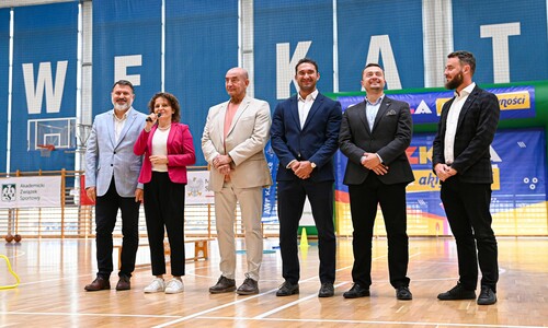 władze uczelni AWF Katowice oraz klubu AZS AWF Katowice