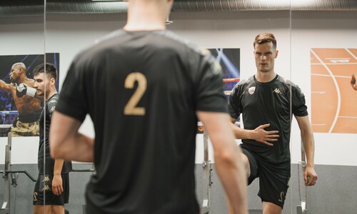 zawodnik BBTS w trakcie ćwiczeń