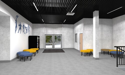 Galeria wizualizacja hala mikołowska