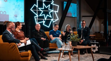 Forum przyszłości Miasta Nauki 2025 -  zdjecie uczetsnik&oacute;w panelu