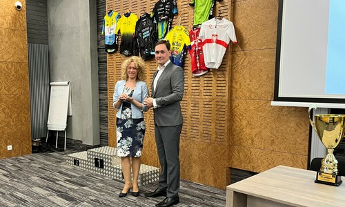 Kolarski AZS AWF Katowice wyr&oacute;żniony