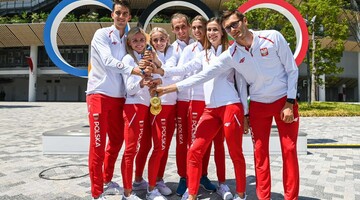 Złota Sztafeta 4x400m mix IO Tokio 2020
