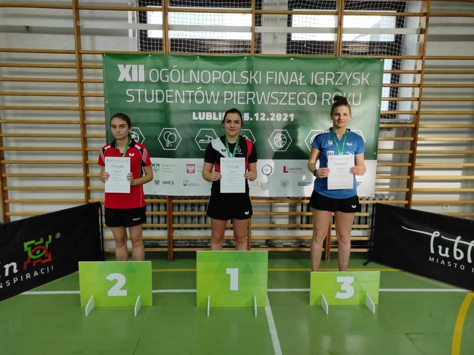 Sukcesy naszych tenisistek stołowych