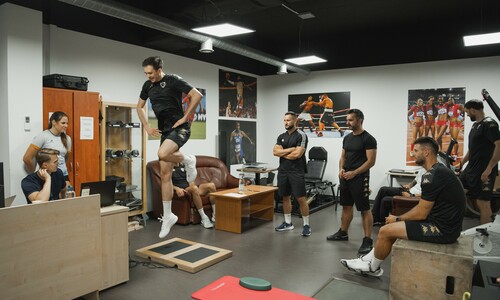 siatkarze BBTS w trakcie badań