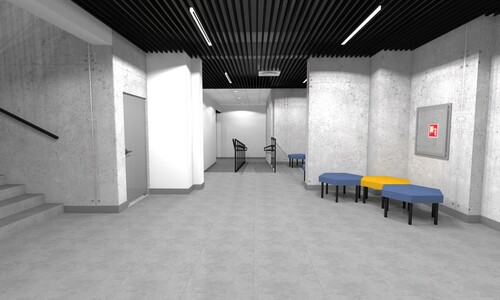 Galeria wizualizacja hala mikołowska